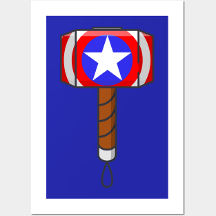 Captain Mjolnir Posters and Art